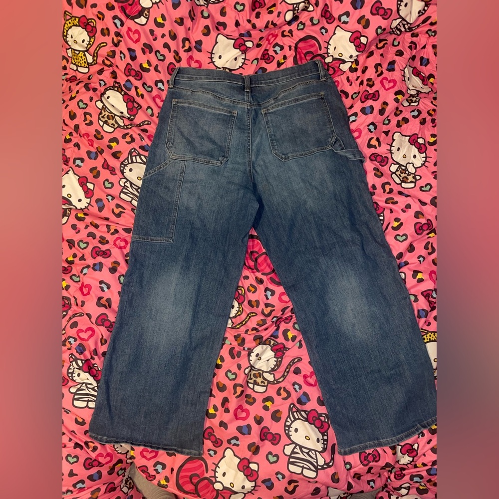 Wide leg jeans